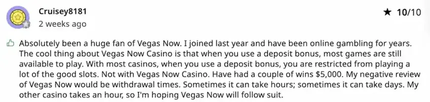 Cross-Checking the Vegasnow Casino from a Canadian Viewpoint - Askgamblers Vegasnow Casino 10/10 Review